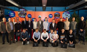 Pagerbti Lietuvai pasaulio čempionate atstovavę salės futbolo rinktinės nariai
