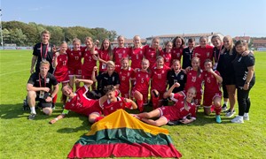 Lietuvos merginų U-17 rinktinė atrankoje sužais su šveicarėmis ir kazachėmis