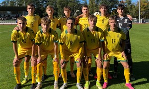 Paskelbta vaikinų U-17 rinktinės sudėtis rungtynėms prieš latvius