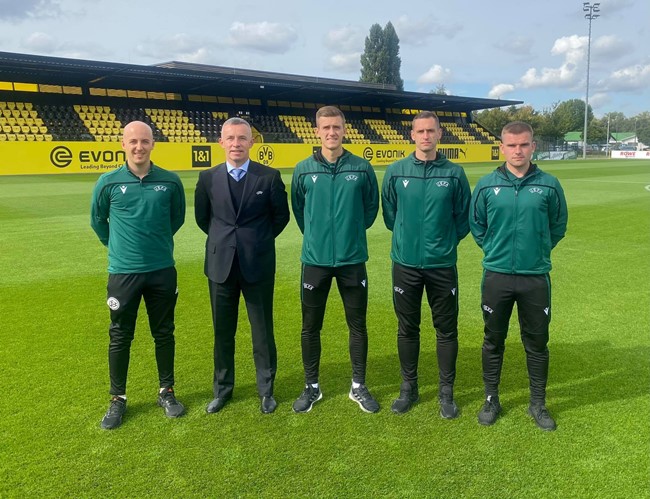 Lietuvos teisėjų brigada paskirta dirbti UEFA Jaunimo lygos rungtynėse Dortmunde