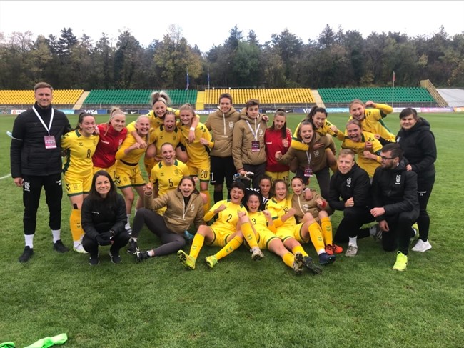 Lietuvos merginų U-19 rinktinė nugalėjo Kazachstano bendraamžes