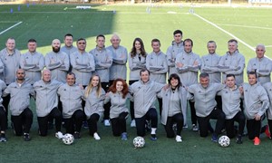 Lietuvos atstovai dalyvavo UEFA masinio futbolo trenerių edukacijos seminare Moldovoje