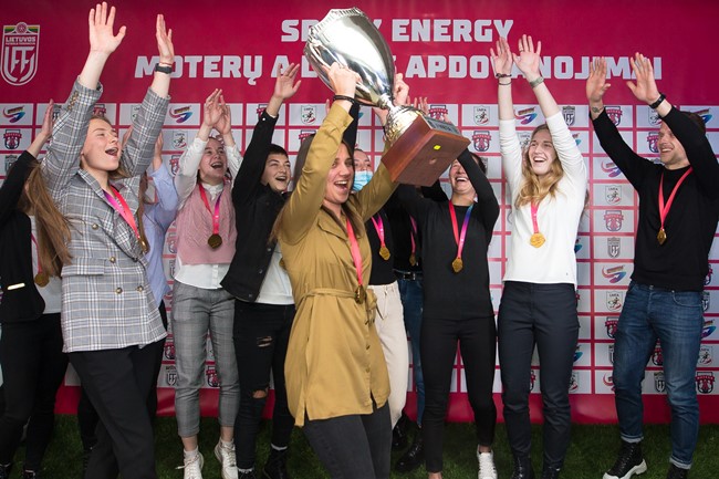 Apdovanojimų ceremonijoje nuleista „Spark Energy“ moterų A lygos sezono uždanga