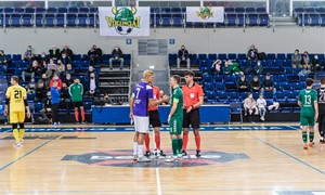 Futsal A lygos lyderių dvikovoje dar kartą triumfavo „Kauno Žalgiris“