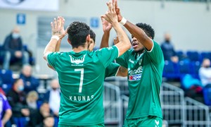 Futsal A lygoje – „Kauno Žalgirio“ pergalė ir dramatiškos lygiosios tarp tiesioginių konkurentų