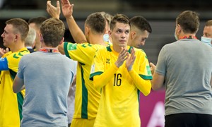 Lietuvos futsal rinktinė kontrolinėse rungtynėse patyrė du pralaimėjimus