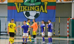 Futsal A lygoje – netikėtas „Vikingų“ pralaimėjimas namuose ir „Dainavos“ šuolis į viršų