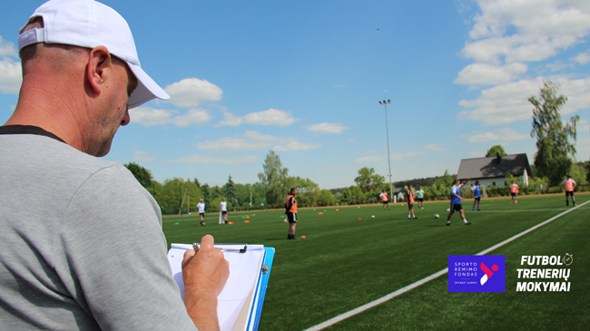 FTRA įgyvendina projektą „Futbolo trenerių kvalifikacijos tobulinimas“