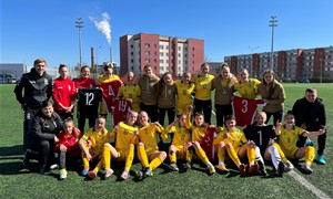 Lietuvos merginų U-19 rinktinė be įvarčių išsiskyrė su Latvijos ekipa