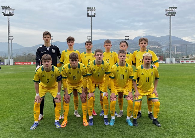 Vaikinų U-17 rinktinė pradės kovas Baltijos taurės turnyre