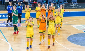 Lietuvos moterų futsal rinktinė startuoja Europos čempionato atrankoje