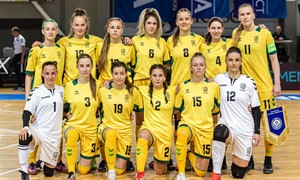 Atranką į Europos čempionatą futsal moterų rinktinė pradėjo lygiosiomis