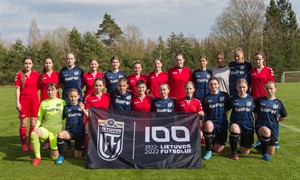 Merginų elitinės lygos turas papildė Lietuvos futbolo šimtmečio iškilmes