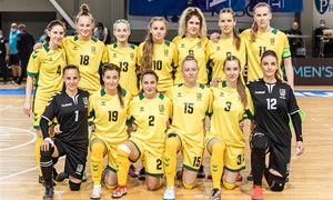 Lietuvos moterų futsal rinktinė baigė savo pasirodymą atrankos turnyre