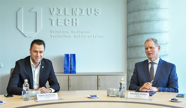 Pradėtas bendradarbiavimas su Vilnius TECH