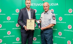 Įteiktas dar vienas LFF III laipsnio ordinas