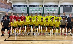 Futsal U-19 rinktinė pradėjo dėti pirmuosius žingsnius