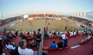 L. Aržuolaitis teisėjaus paplūdimio futbolo atrankos turnyre Italijoje