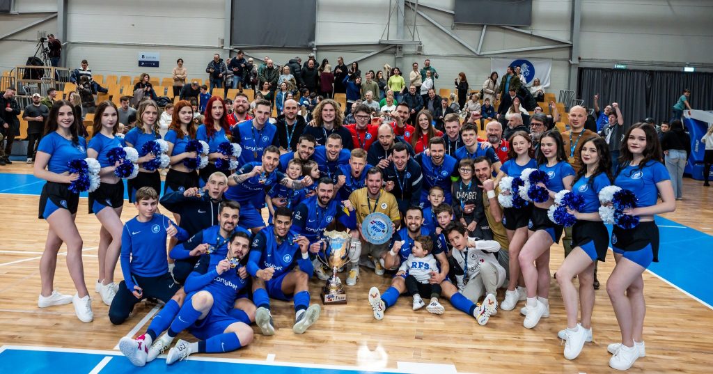 Baltijos futsal lygos čempionais tapo RFS, „Kauno Žalgiris“ – bronzinis prizininkas